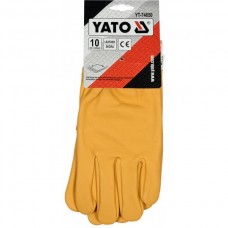 YATO Manusi de protectie din piele de culoare galb..